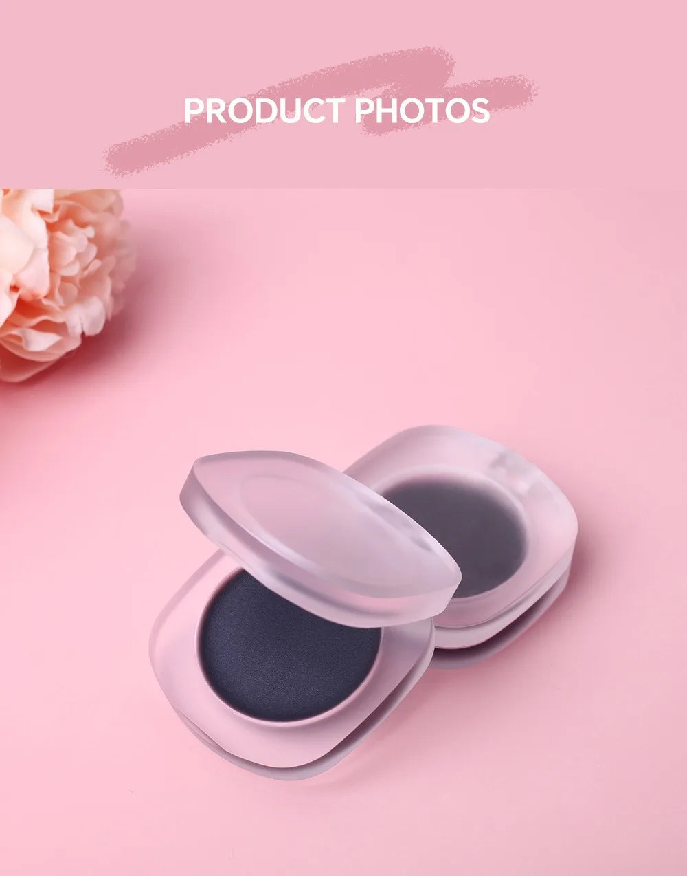 Private Label Color Changing Blush Cream Custom Waterproof Lasting Black Temperature Change Makeup Wholesale Black-White Box
