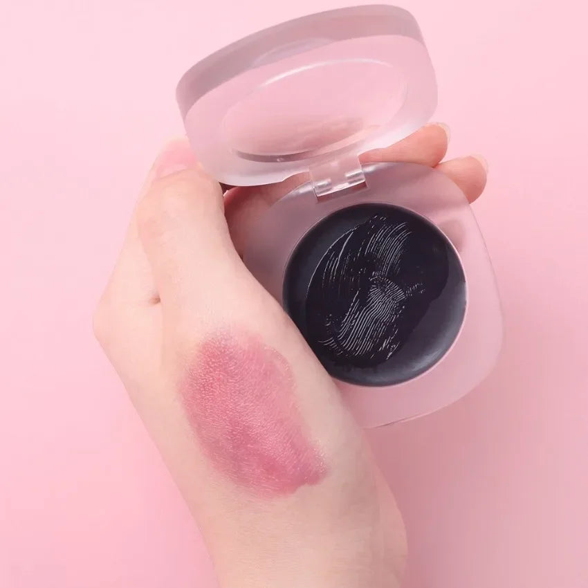 Private Label Color Changing Blush Cream Custom Waterproof Lasting Black Temperature Change Makeup Wholesale Black-White Box