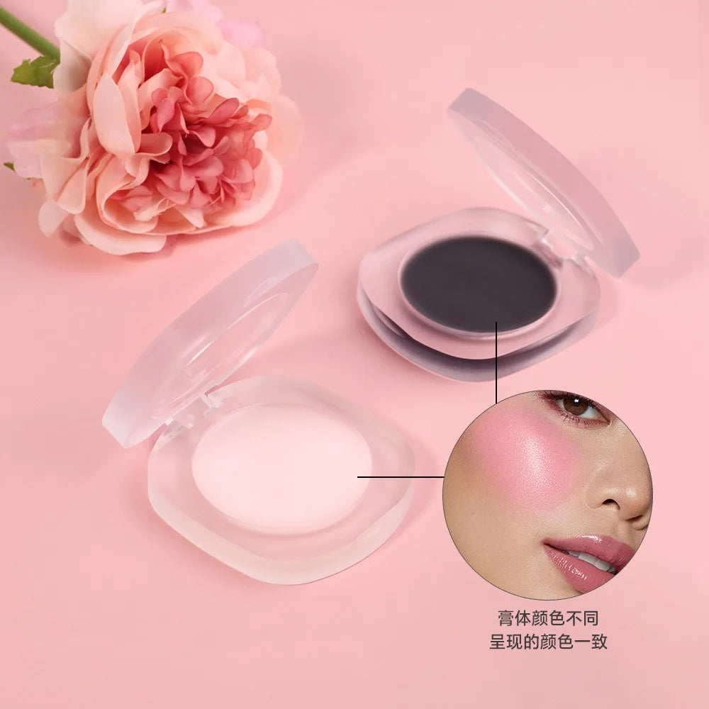 Private Label Color Changing Blush Cream Custom Waterproof Lasting Black Temperature Change Makeup Wholesale Black-White Box