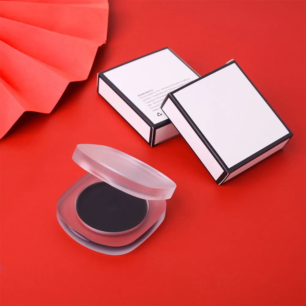 Private Label Color Changing Blush Cream Custom Waterproof Lasting Black Temperature Change Makeup Wholesale Black-White Box